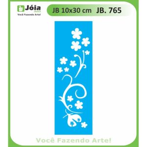 Stencil Joia, Λουλούδι 10*30cm