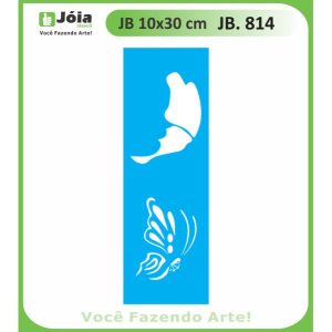Stencil Joia, 3d πεταλούδα 10*30cm