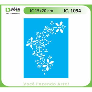 Stencil Joia, flowers 15*20cm