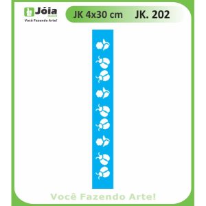 Stencil Joia, πασχαλίτσες 4*30cm