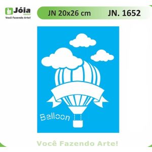 Stencil Joia, Balloon(αερόστατο) 20*26cm