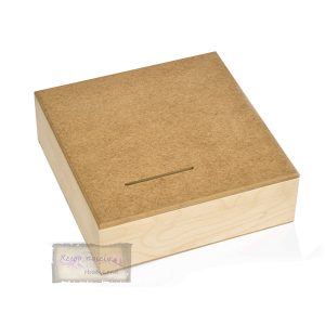 Κουτί ευχών από ξύλο mdf, 30*30*10cm