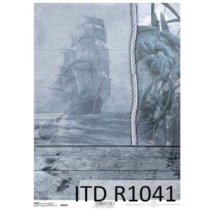 Ριζόχαρτο ITD για decoupage, old ship 29*21cm