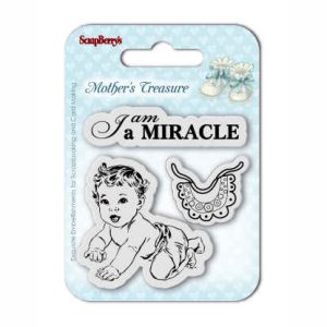Set of clear stamps scrapberry's, miracle 7*7cm