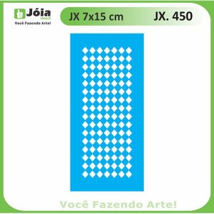 Stencil Joia, ρόμβοι  7*15cm