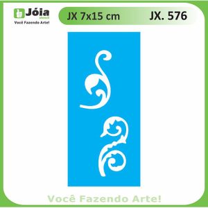 Stencil Joia, γωνίες 7*15cm