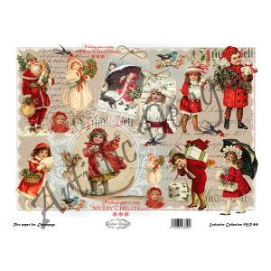 Ριζόχαρτο Artistic Design για decoupage, Christmas tales 30*42cm