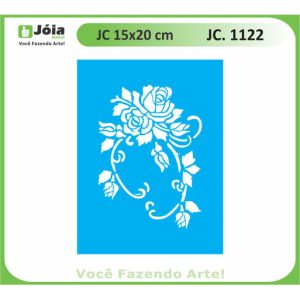 Stencil Joia, Τριαντάφυλλα 15*20cm