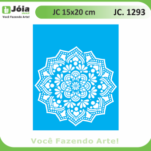Stencil Joia, μάνταλα(mandala) 15*20cm