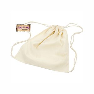 Τσάντα πλάτης υφασμάτινη με κορδόνι, 37*41cm