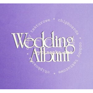 Διακοσμητικό χαρτόνι chipboard wedding album, 7*14cm
