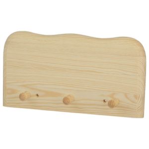 Κρεμάστρα ξύλινη με 3 κρεμαστράκια, 31,5*16,5*5cm