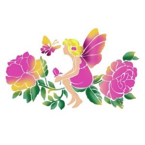 Stencil Stamperia, fairy&roses 29,7*21cm