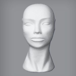 Κεφάλι γυναικείο από φελιζόλ, 29cm