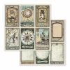 Χαρτιά scrapbooking Voyages Fantastiques Stamperia, 10τεμ