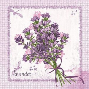 Χαρτοπετσέτα για decoupage, bunch of lavender 33*33cm