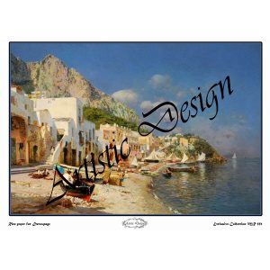 Ριζόχαρτο Artistic Design για decoupage, Greek island 30*42cm