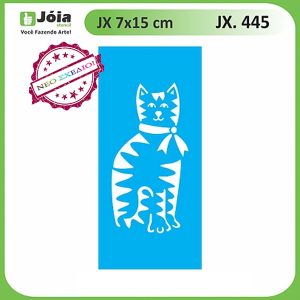 Stencil Joia,Γάτα 7*15cm