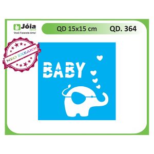 Stencil Joia, Μωρό baby 15*15cm