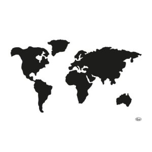 Stencil Viva Decor, world(χάρτης) 30*42cm(A3)