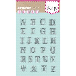 Studiolight clear stamp(σφραγίδα), alphabet 24τεμ(α6)