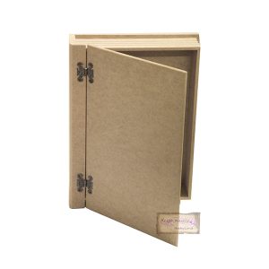 Κουτί βιβλίο από ξύλο mdf large, 34,5*25,5*6,7cm