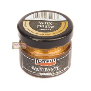 Metallic wax paste, honey gold 20ml