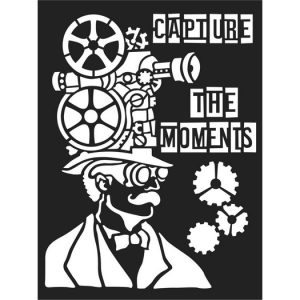 Thick stencil Stamperia, capture the moments 20*25cm