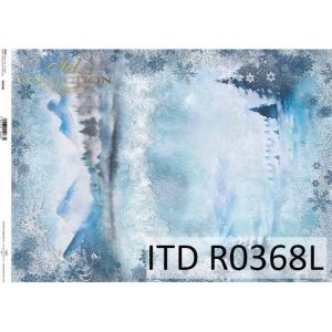 Ριζόχαρτο ITD για decoupage, winter landscape 42*30cm