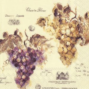 Χαρτοπετσέτα IHR για decoupage, vin de France 33*33cm