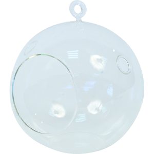 Μπάλα γυάλινη με άνοιγμα, 15cm