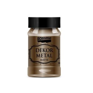 Dekor metal (μεταλλικό κιμωλίας), chocolate 100ml