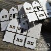 Διακοσμητικό χαρτόνι chipboard 3d houses mini, 3,1*3,2*4cm-3τεμ