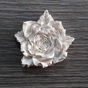 Ελαστικό διακοσμητικό τριαντάφυλλο, 3,5cm