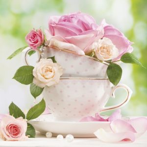 Χαρτοπετσέτα Maki για decoupage, Cup of roses 33*33cm