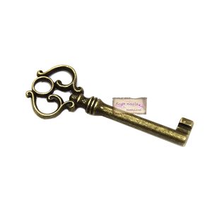Κλειδί μεταλλικό μπρονζέ, 3*7cm