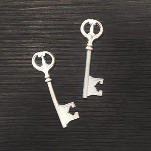 Ελαστικό διακοσμητικό κλειδιά, 6,5*3cm-2τεμ