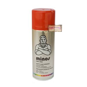 Ακρυλικό Minos Color Spray, κόκκινο της φωτιάς 400ml