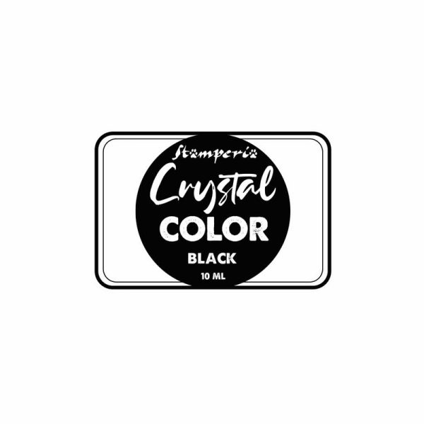 Pigment crystal color Stamperia, black 10ml