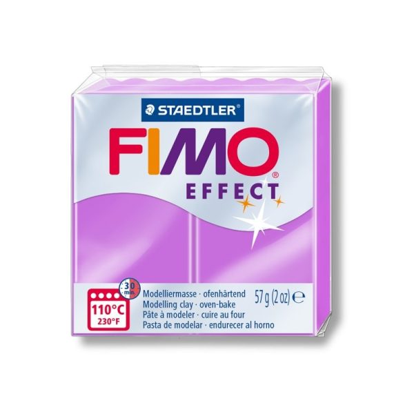 Fimo effect  57 gr, neon purple (φωσφορίζει με blacklight)