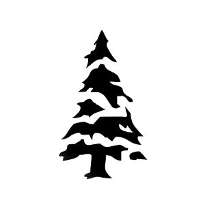 Stencil 3d Pentart, Christmas tree 14,5*19,5cm