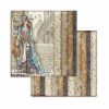 Χαρτιά scrapbooking lady vagabond Stamperia, 20,3*20,3cm-10τεμ
