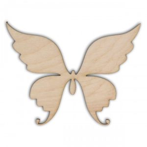 Πεταλούδα ξύλινη, 9,5*7,3cm