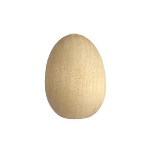 Ξύλινο αυγό mini, 2,5*4cm-5τεμ