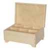 Κουτί ξύλινο με 6 αφαιρούμενες θήκες, 30*20,5*14cm