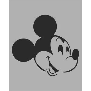 Mickey stencil ντκουπάζ