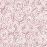 χαρτοπετσέτα rose decoupage