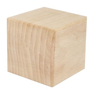 Κύβος ξύλινος, 5,6*5,6*5,6cm