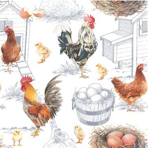 κότες, κοτοπουλάκια, αυγά, easter