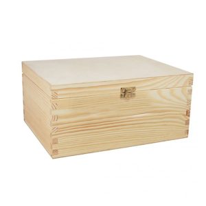Κουτί ξύλινο με κούμπωμα, 28*21*13cm